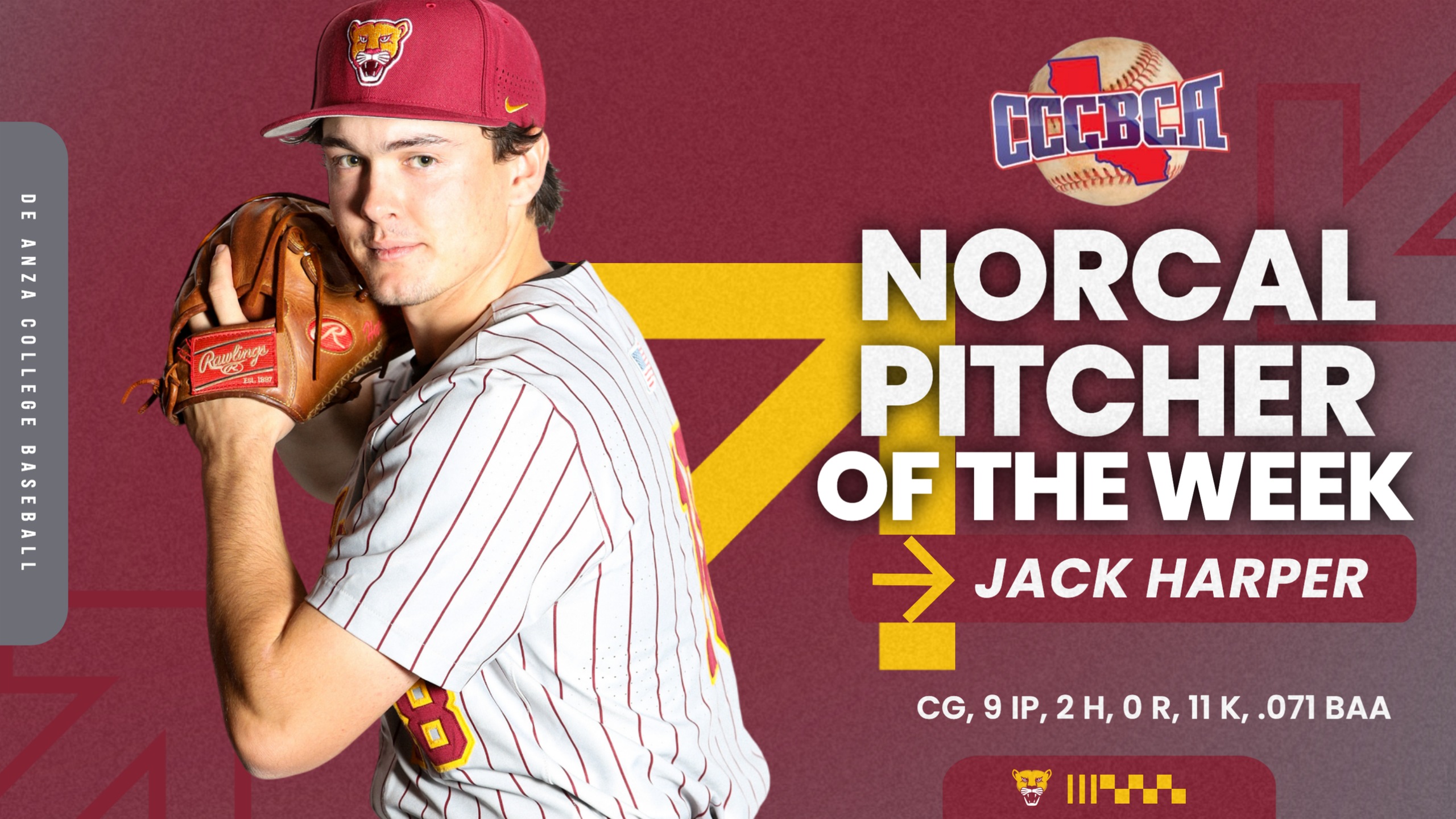 Harper Named Player of the Week