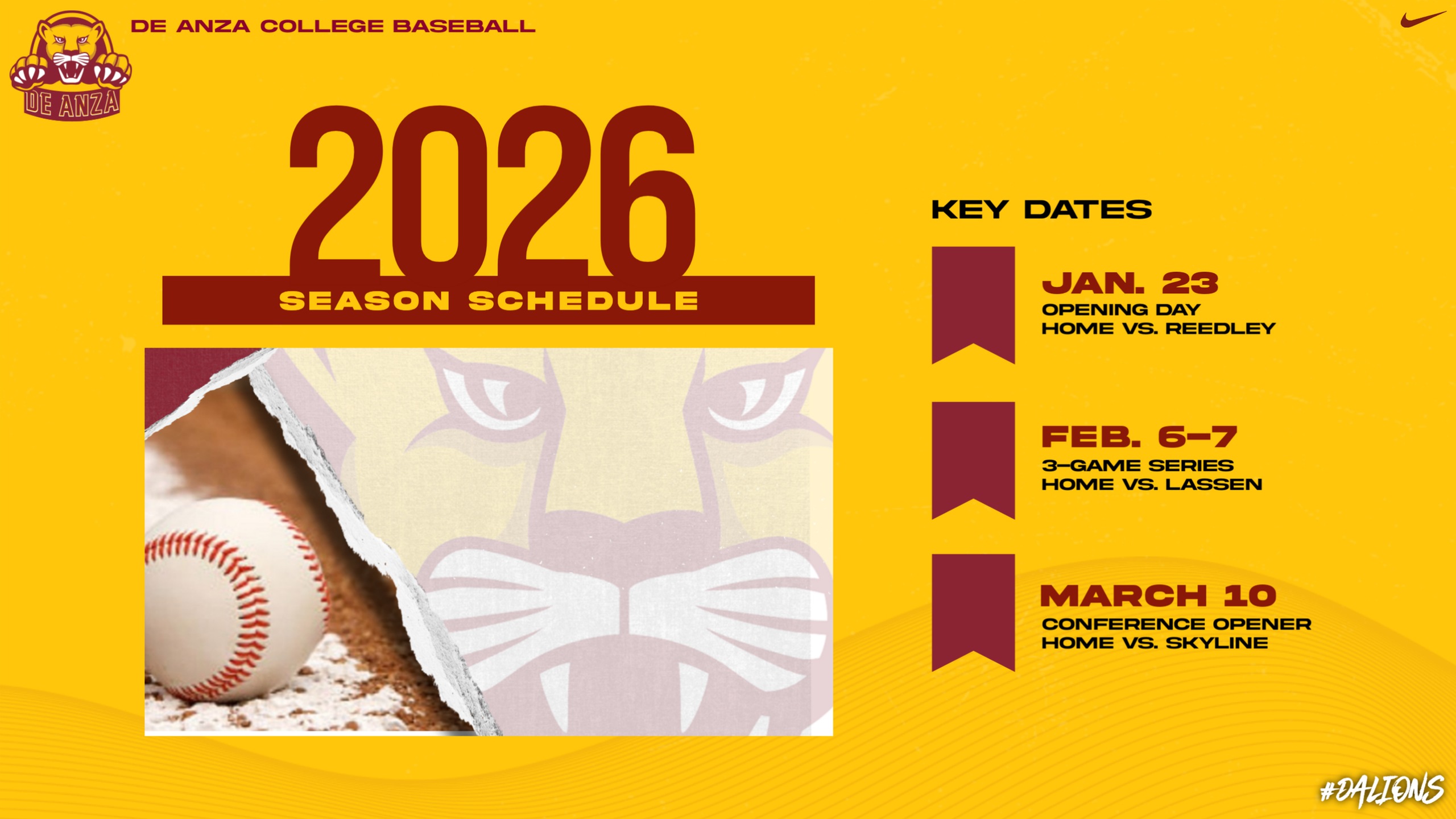 DA Baseball Opens '26 Season At Ohlone