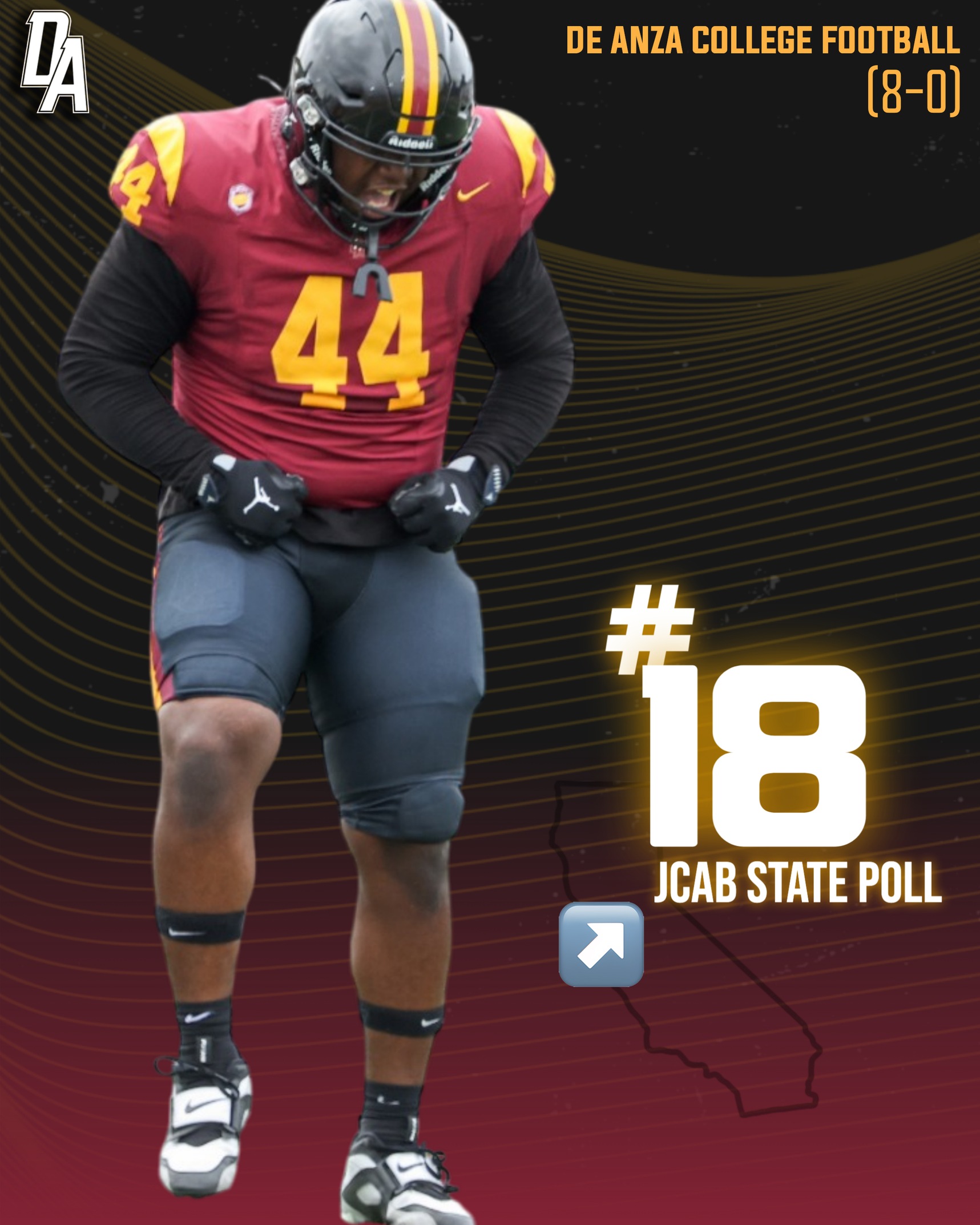 Undefeated De Anza Ranked No. 18 In State Coaches Poll
