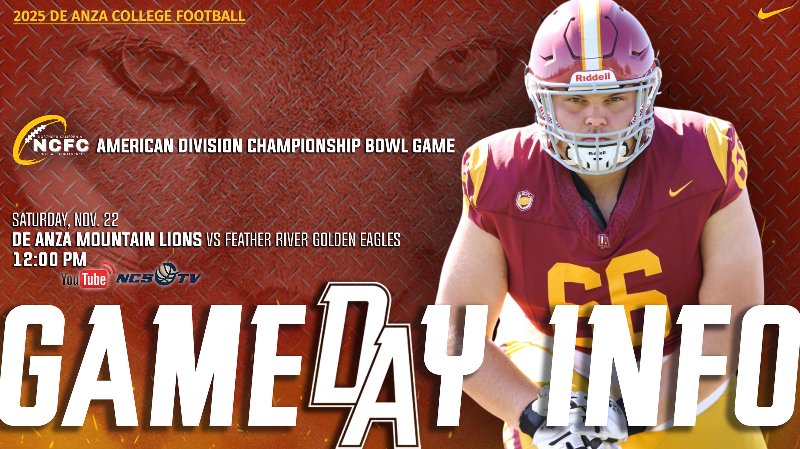 Championship Game Day Information