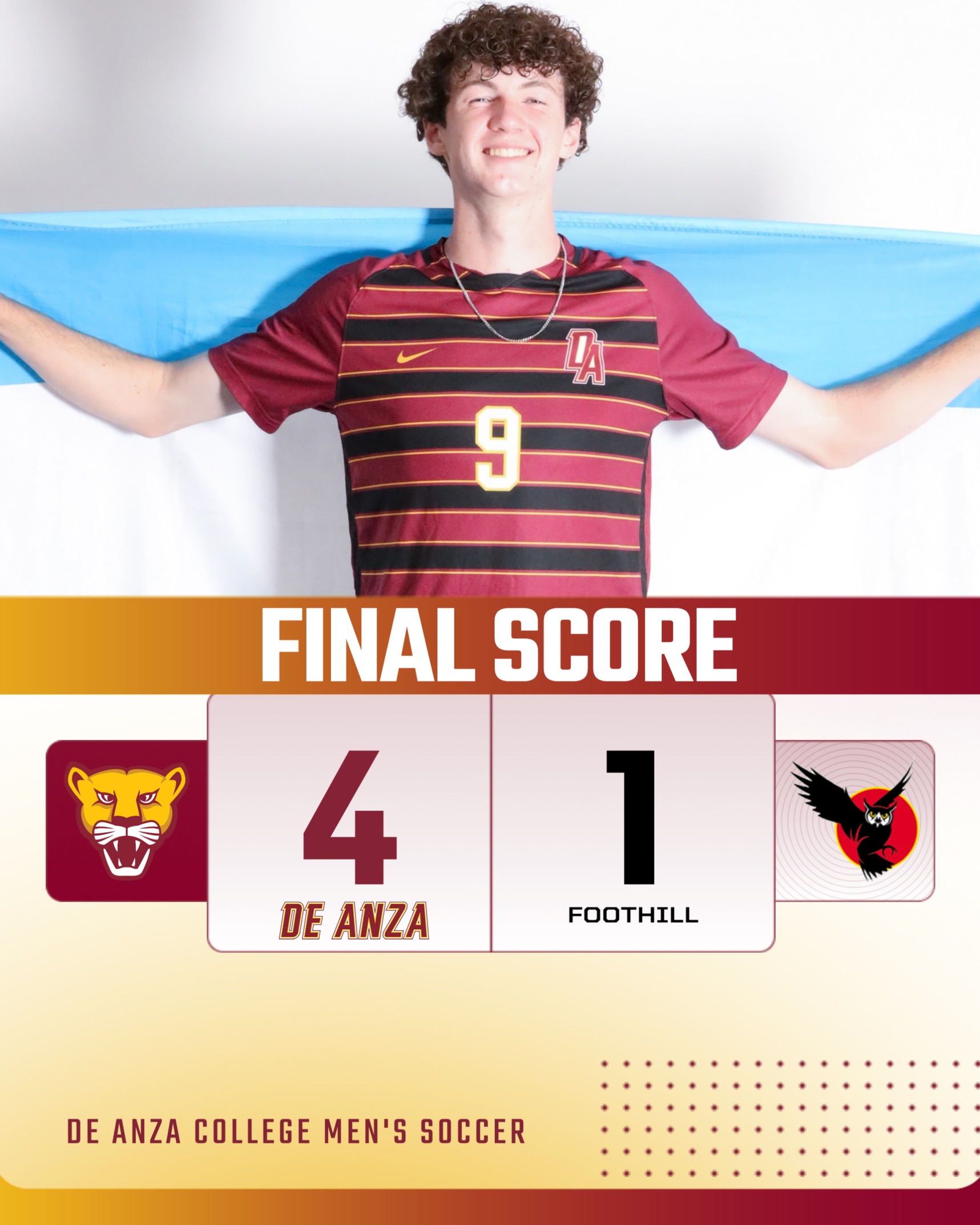 De Anza Dominates Foothill In District Rivalry Match